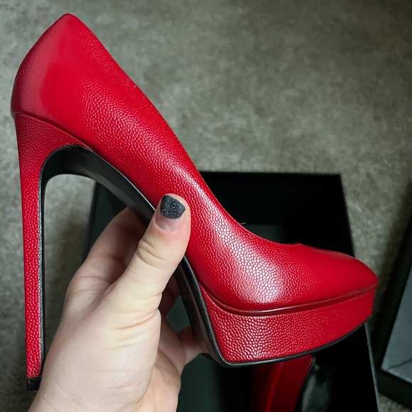 Like New Red YSL Pumps - Picture 9 of 9